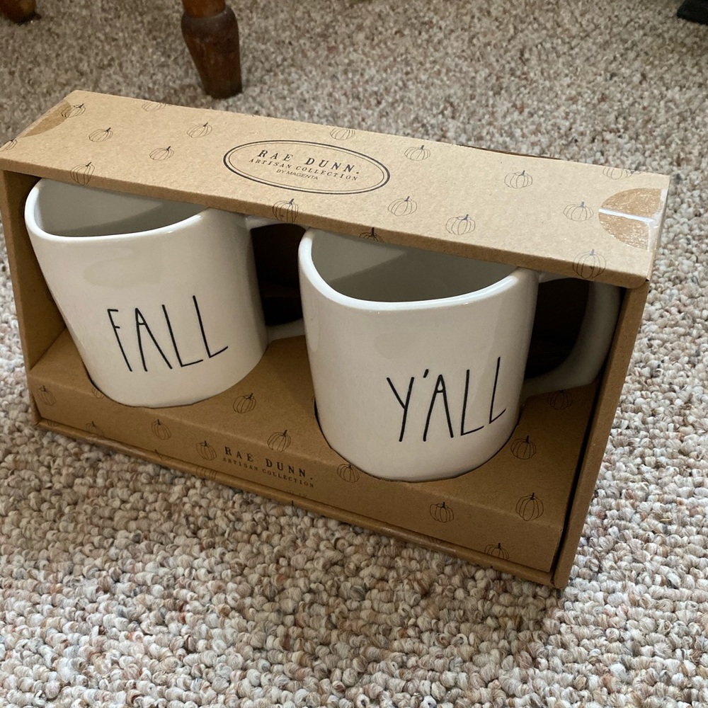 Rae Dunn Fall Y’all mug set